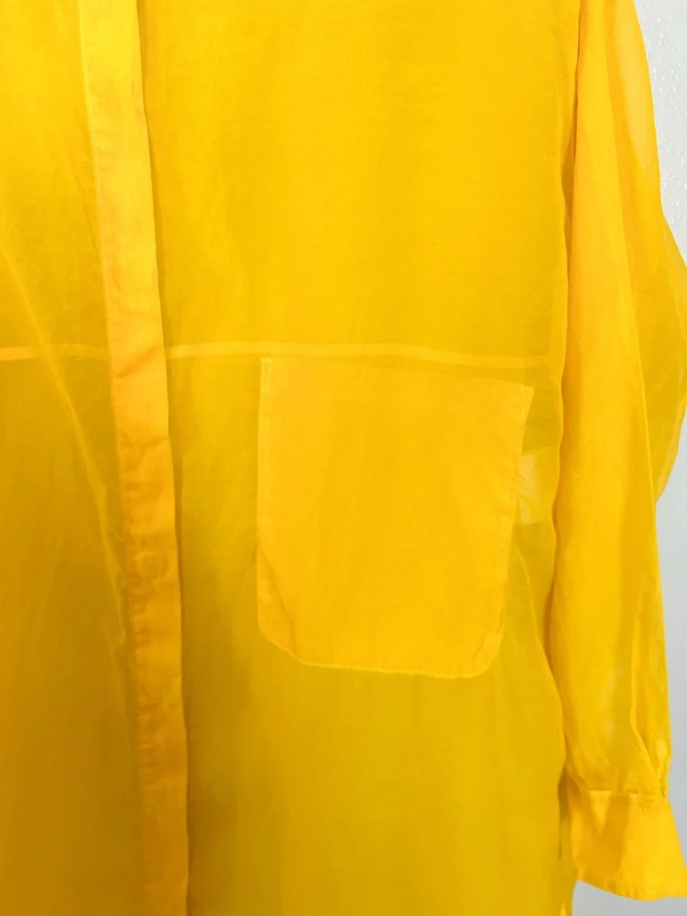 Annette Goertz Oversized Sheer Button-Up Shirt - Picture 4 of 11